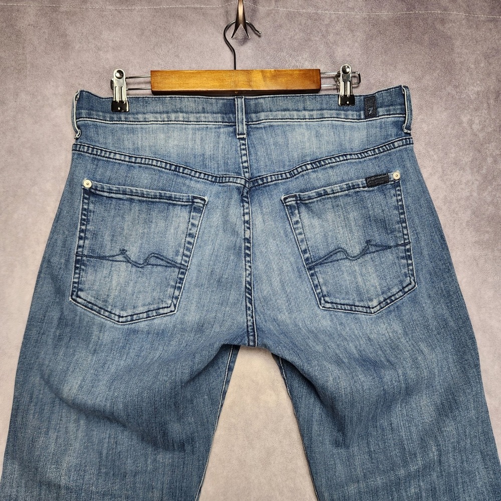7 For All Mankind Austyn Luxe Performance Relaxed Straight Jeans 34x34